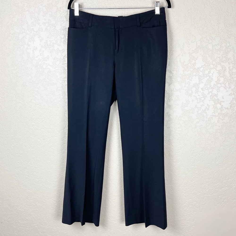 Club Monaco black wool blend trousers